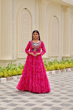 DESIGNER GAMATHI WORK GOWN FOR NAVRATRI