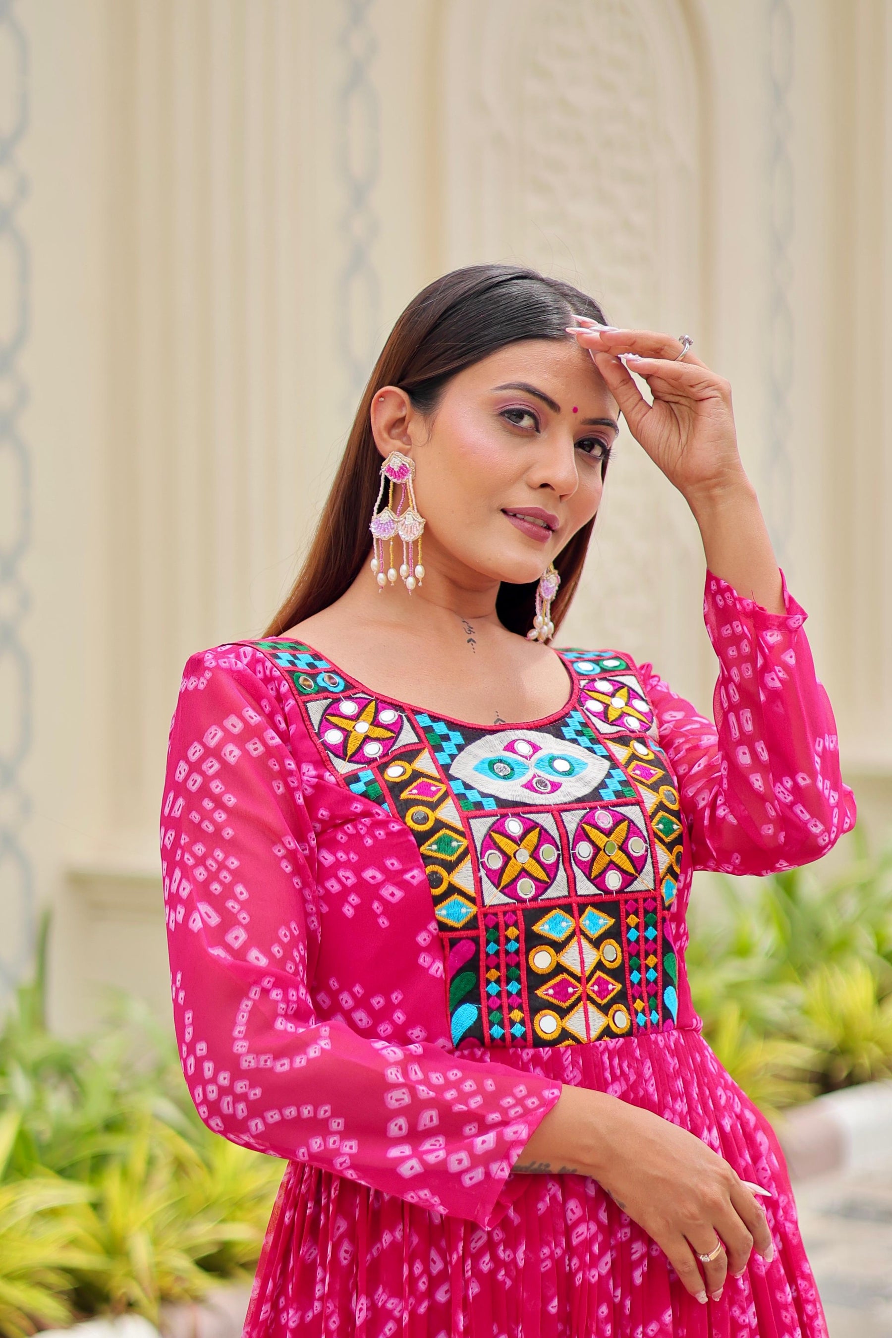 DESIGNER GAMATHI WORK GOWN FOR NAVRATRI