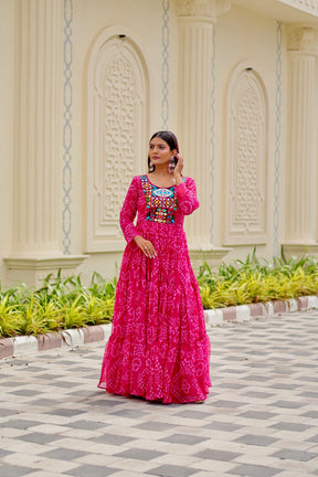 DESIGNER GAMATHI WORK GOWN FOR NAVRATRI