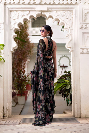 FLORAL LUREX BRASSO SAREES