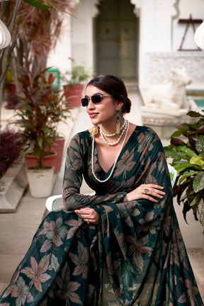 FLORAL LUREX BRASSO SAREES