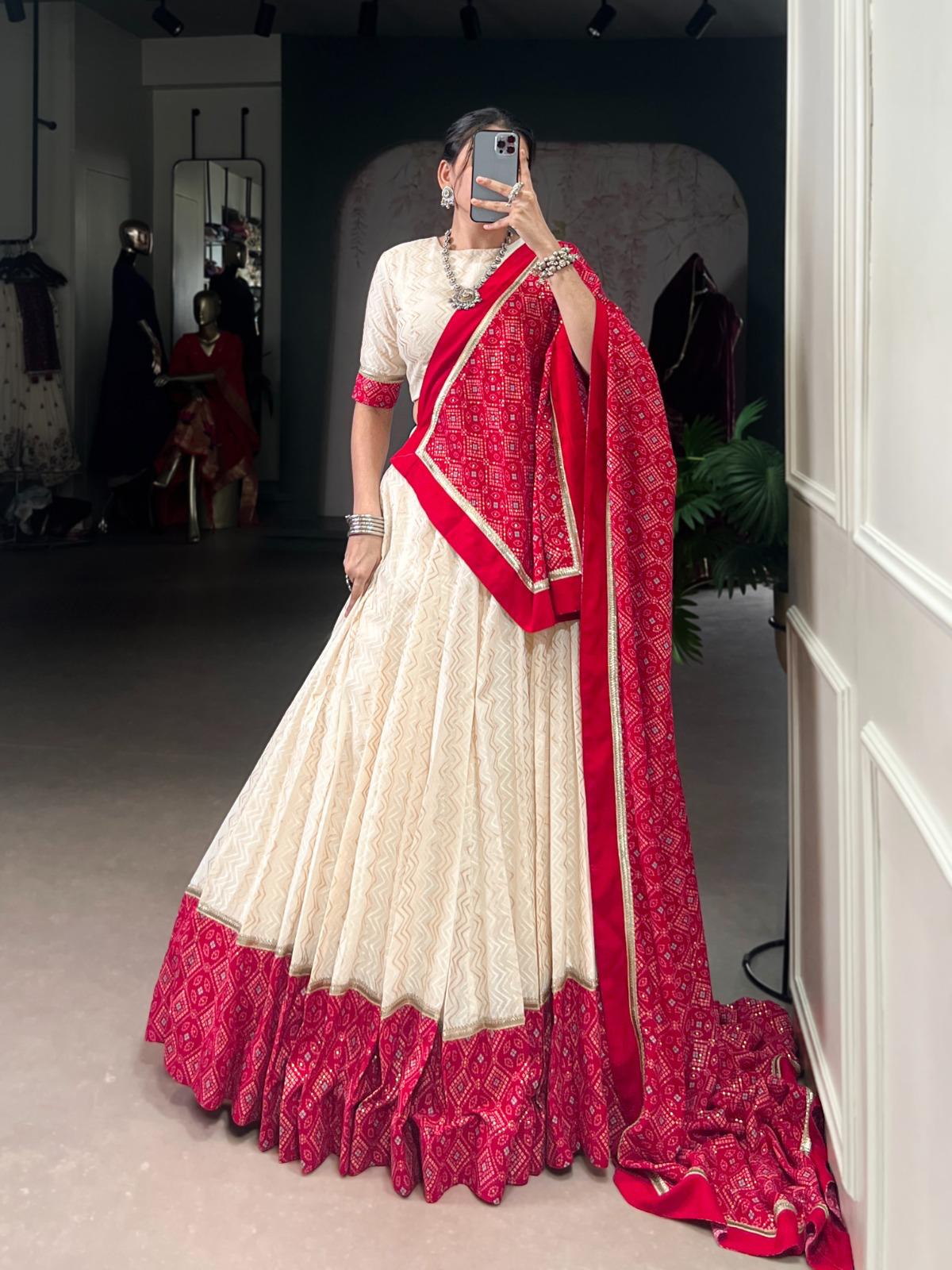 FESTIVE COTTON LEHENGA CHOLI FOR NAVRATRI