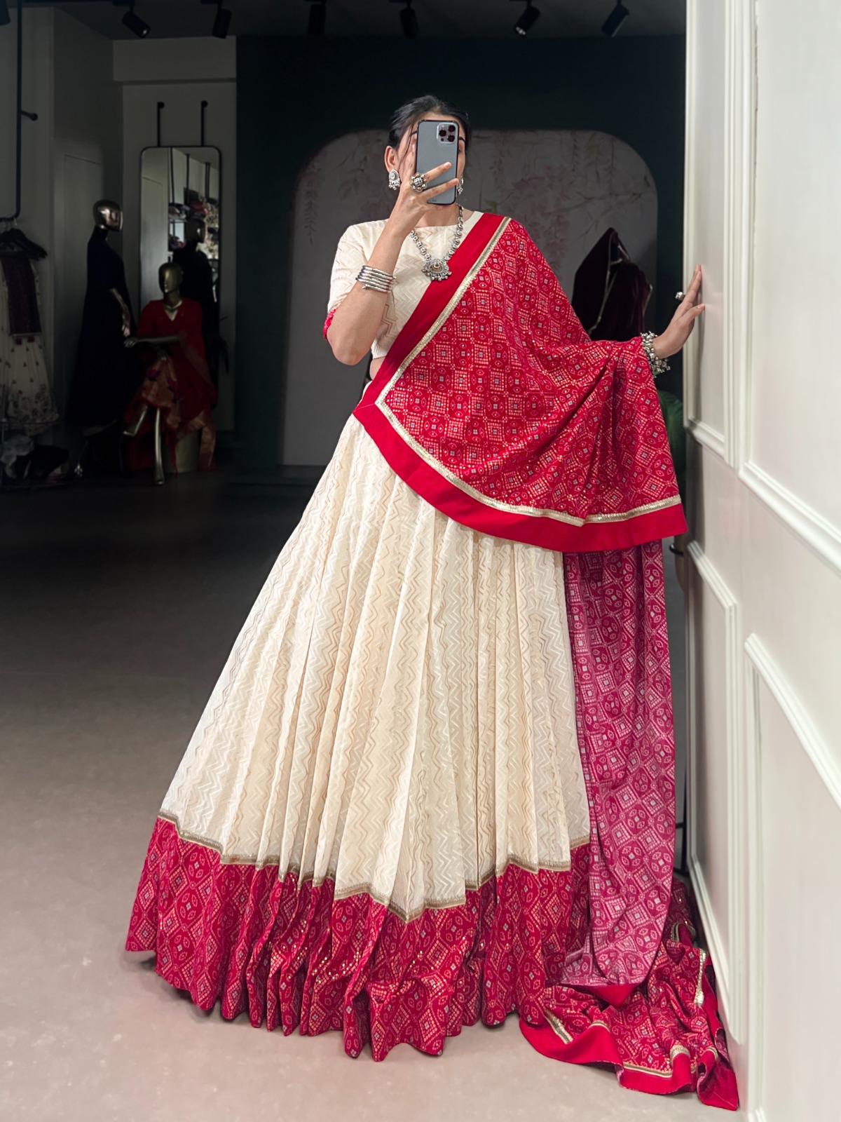 FESTIVE COTTON LEHENGA CHOLI FOR NAVRATRI