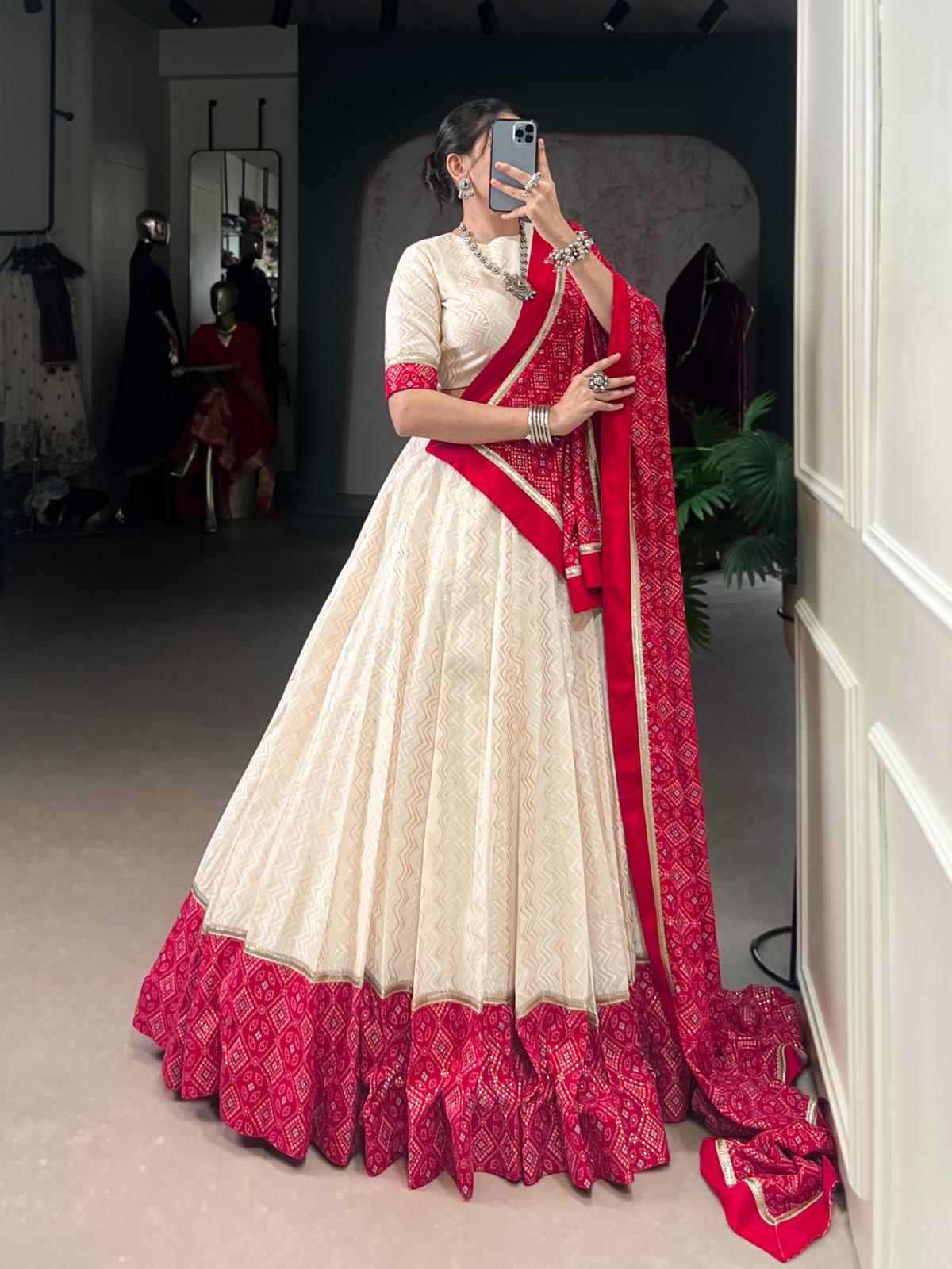 FESTIVE COTTON LEHENGA CHOLI FOR NAVRATRI