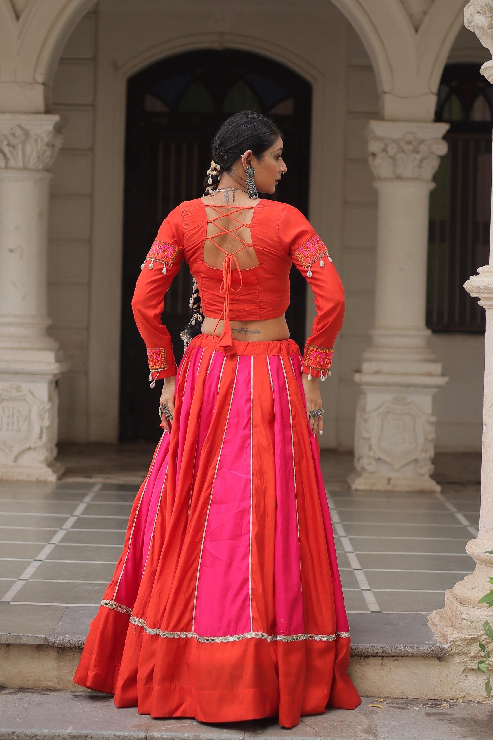 MIRROR LACE MAGIC & GAMTHI EMBROIDERY FOR NAVRATRI