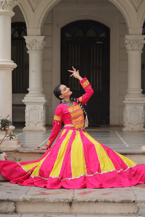 MIRROR LACE MAGIC & GAMTHI EMBROIDERY FOR NAVRATRI