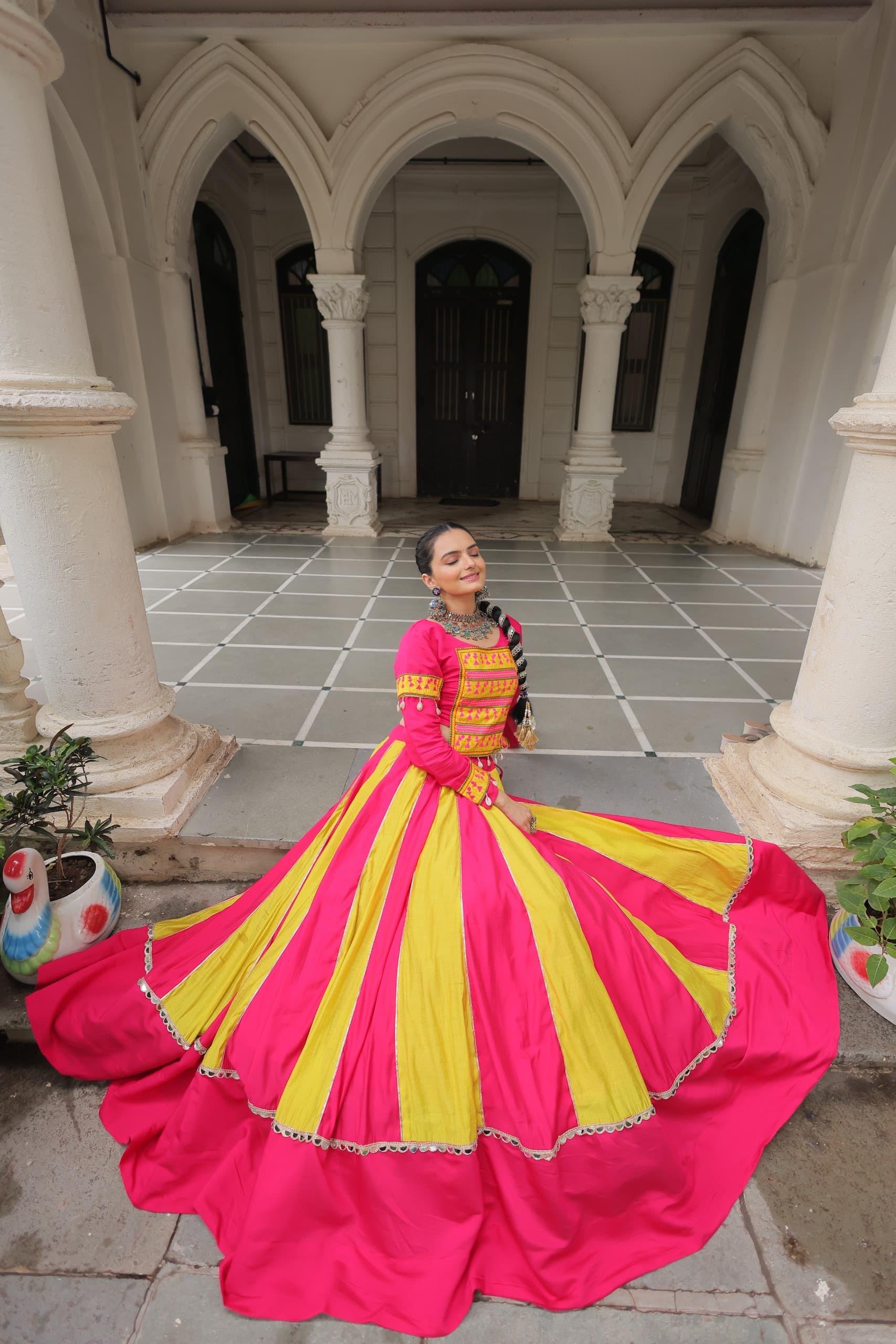 MIRROR LACE MAGIC & GAMTHI EMBROIDERY FOR NAVRATRI