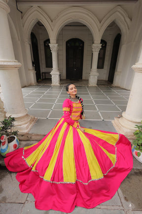 MIRROR LACE MAGIC & GAMTHI EMBROIDERY FOR NAVRATRI