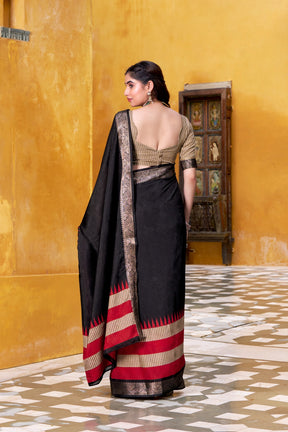 SOFT POLY COTTON SAREES WITH ROYAL ZARI BORDER