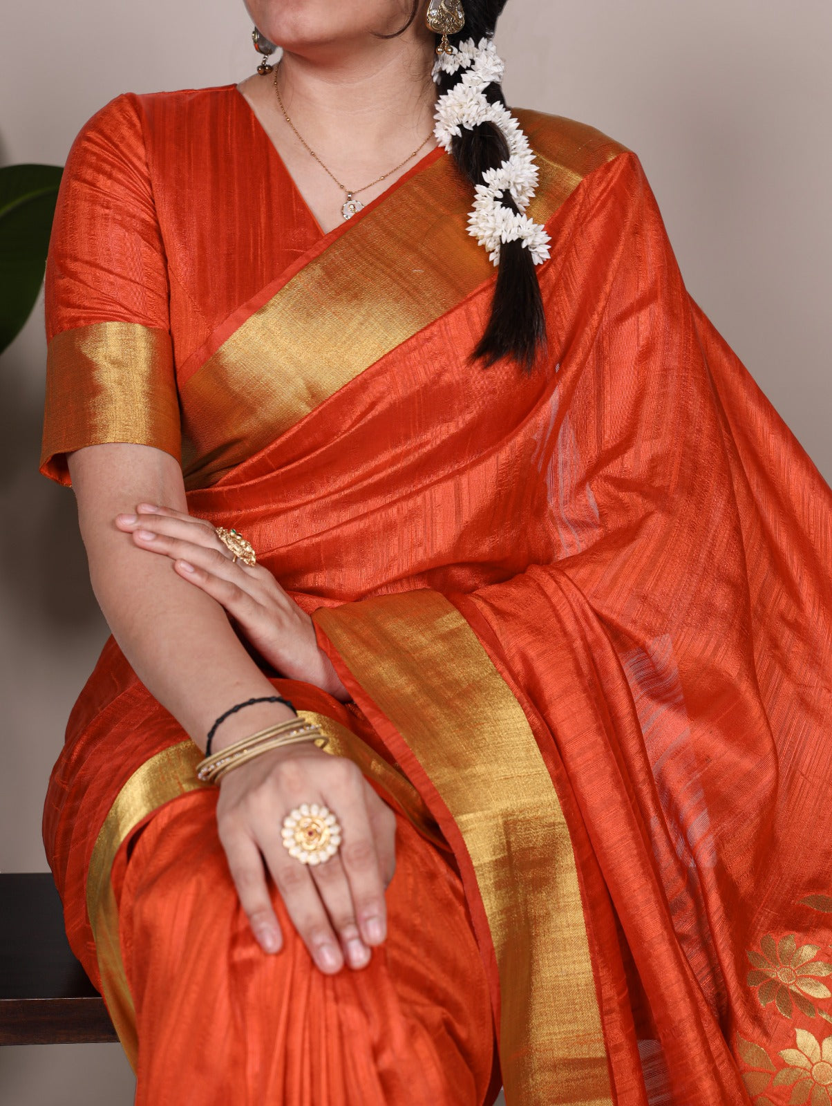 Festive Raw Silk Sarees For ONAM