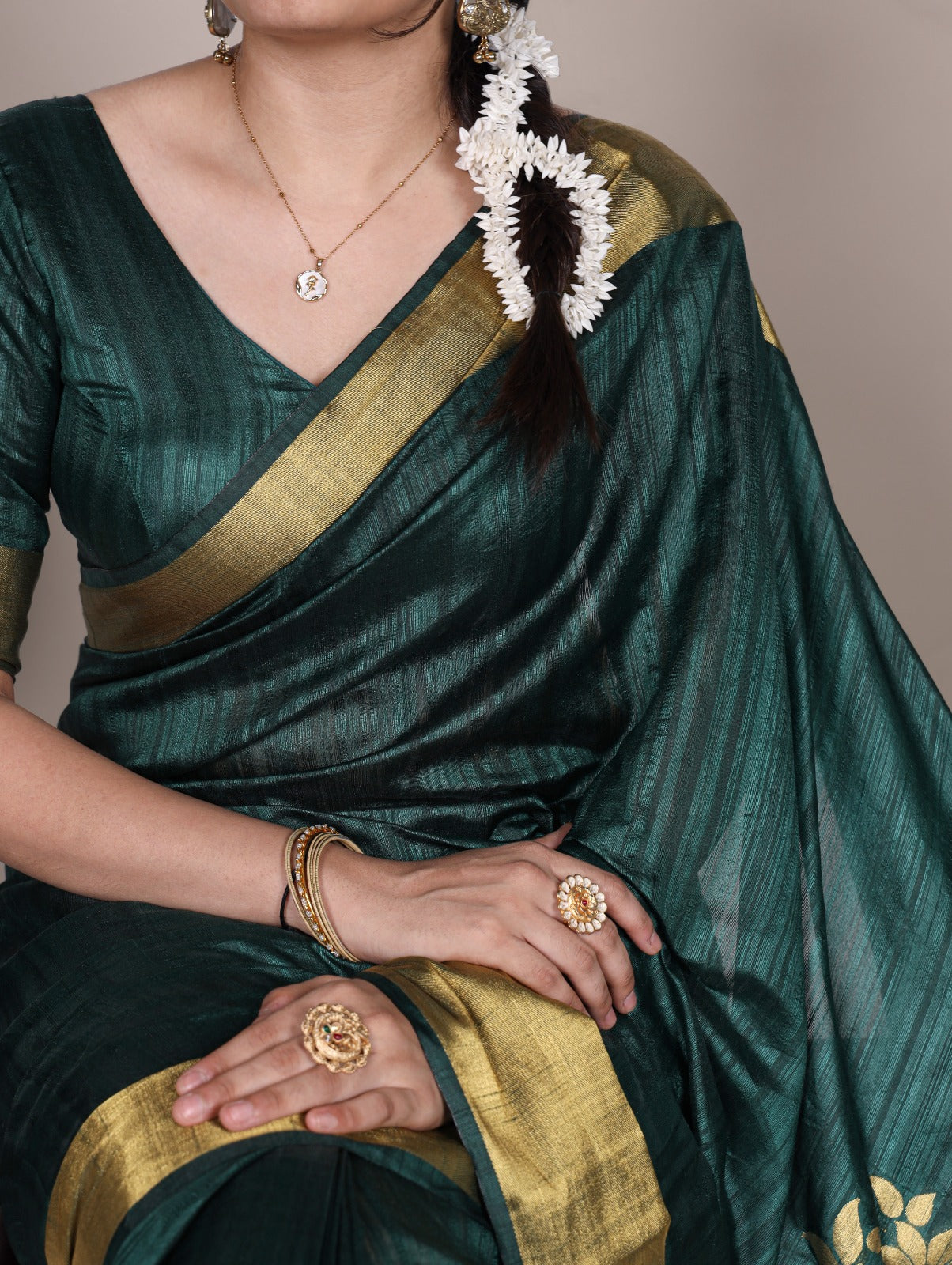 Festive Raw Silk Sarees For ONAM
