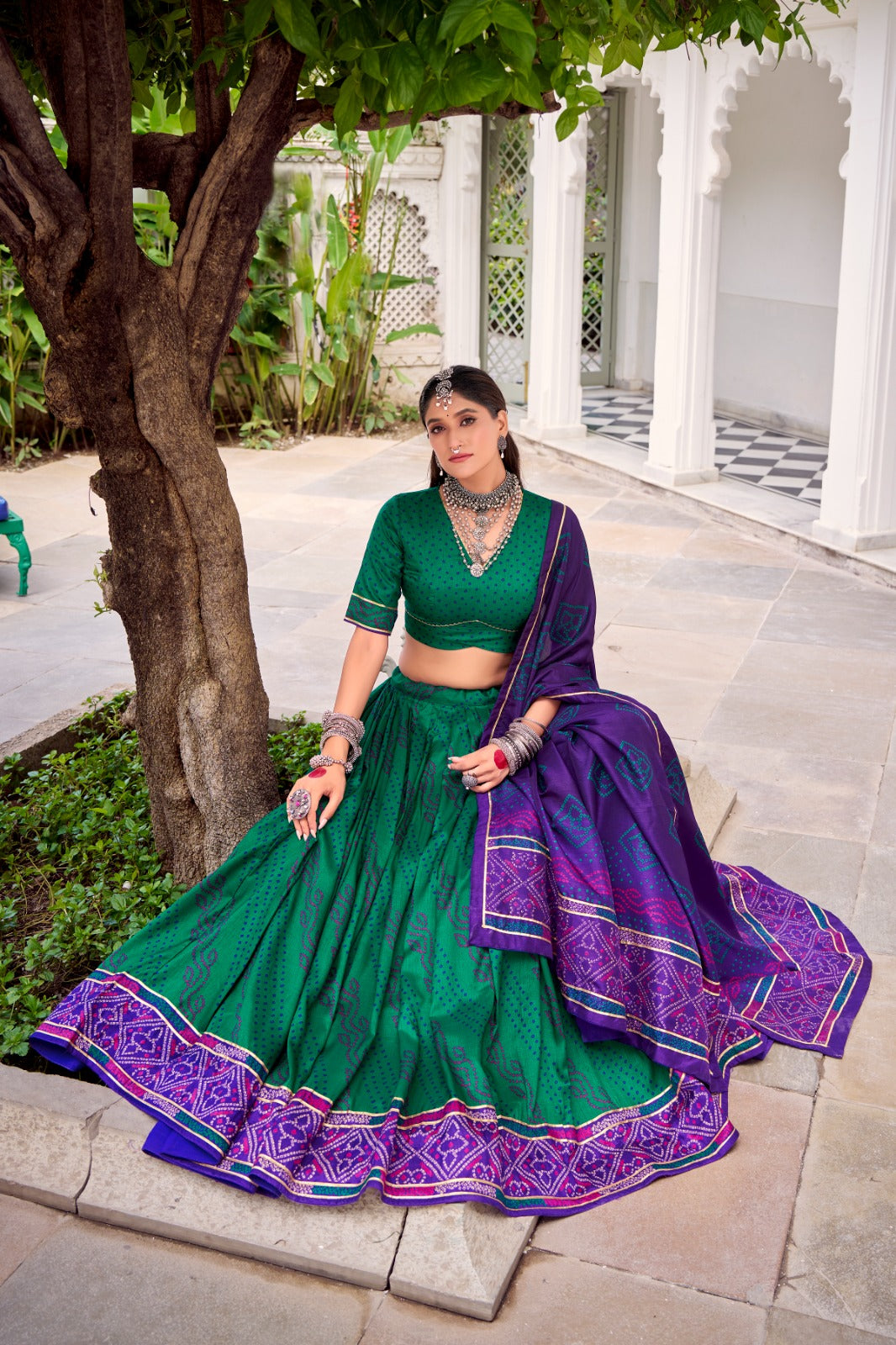RAJASTHANI BANDHANI LEHENGA CHOLI