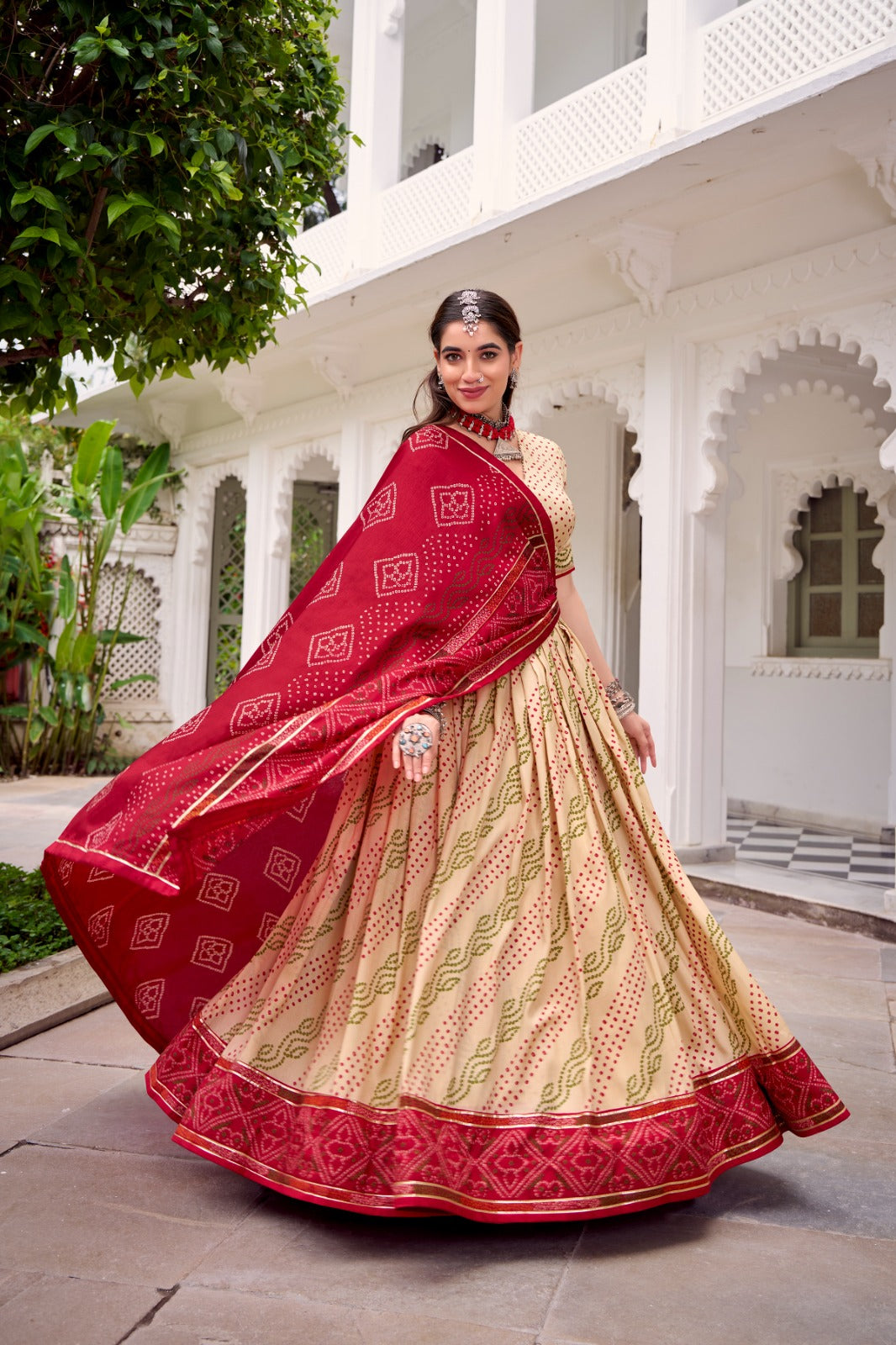 RAJASTHANI BANDHANI LEHENGA CHOLI