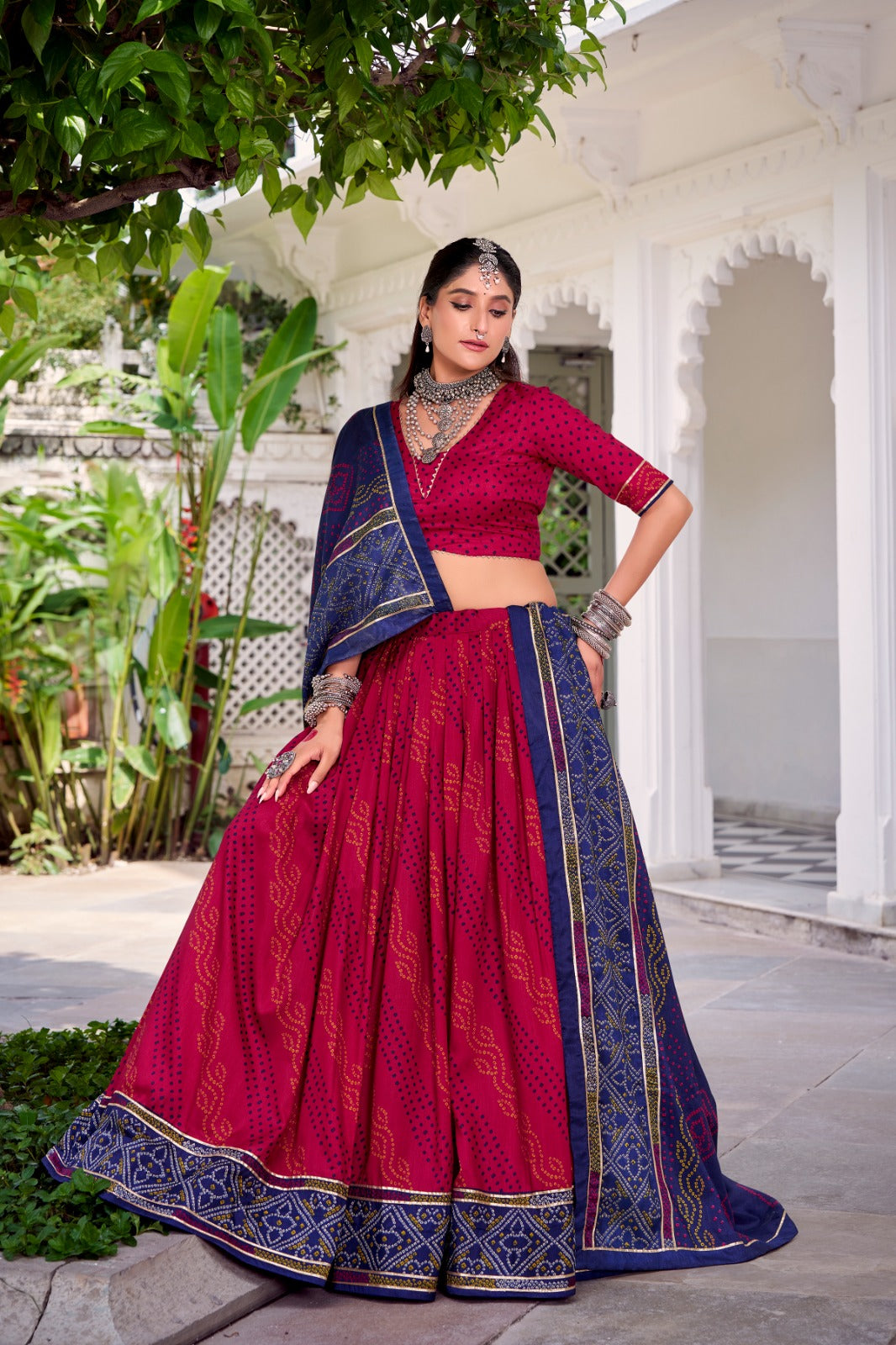 RAJASTHANI BANDHANI LEHENGA CHOLI