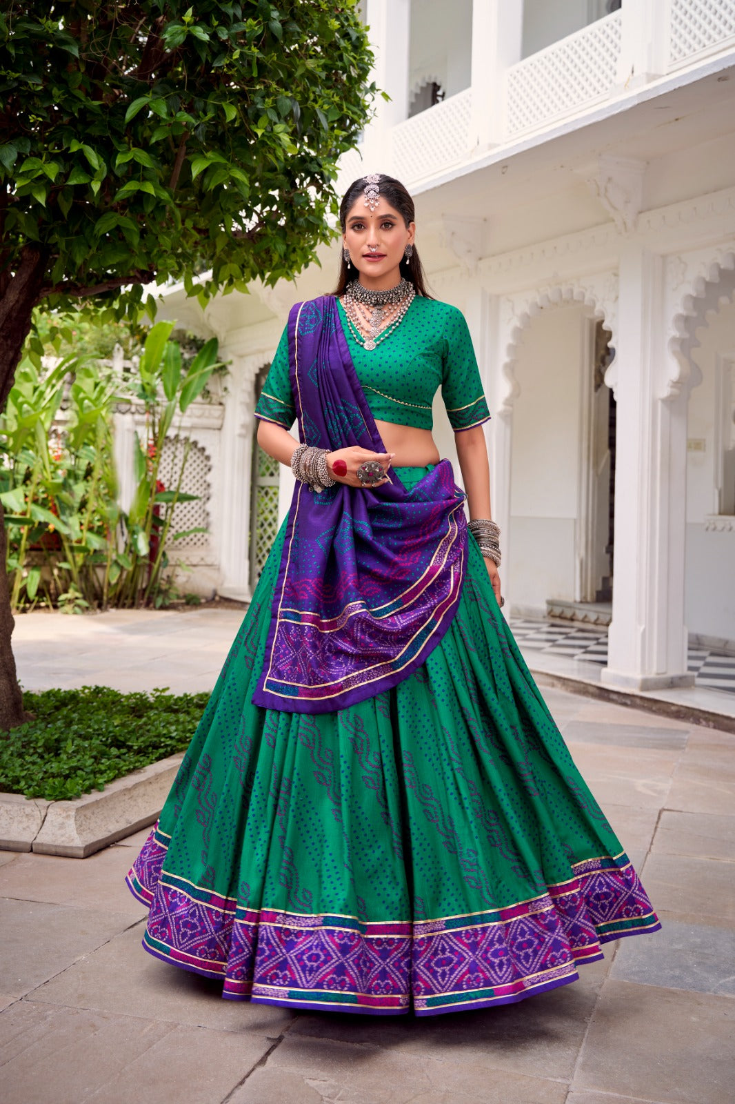 RAJASTHANI BANDHANI LEHENGA CHOLI