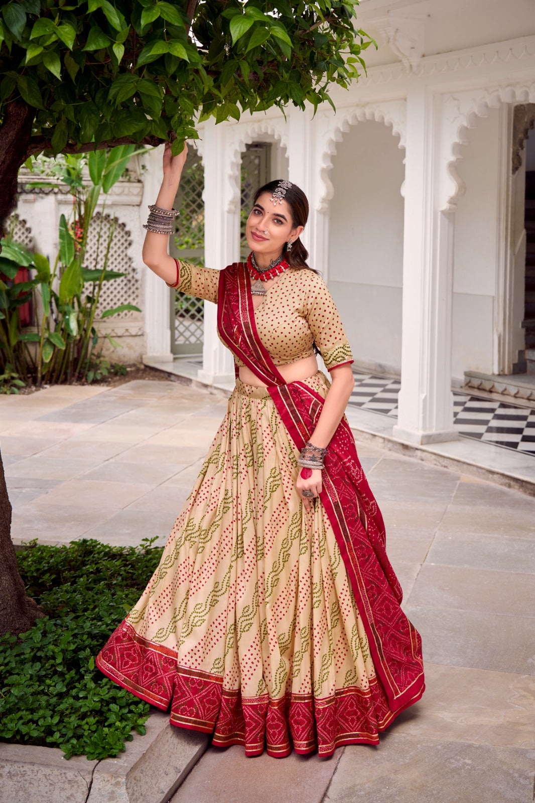 RAJASTHANI BANDHANI LEHENGA CHOLI