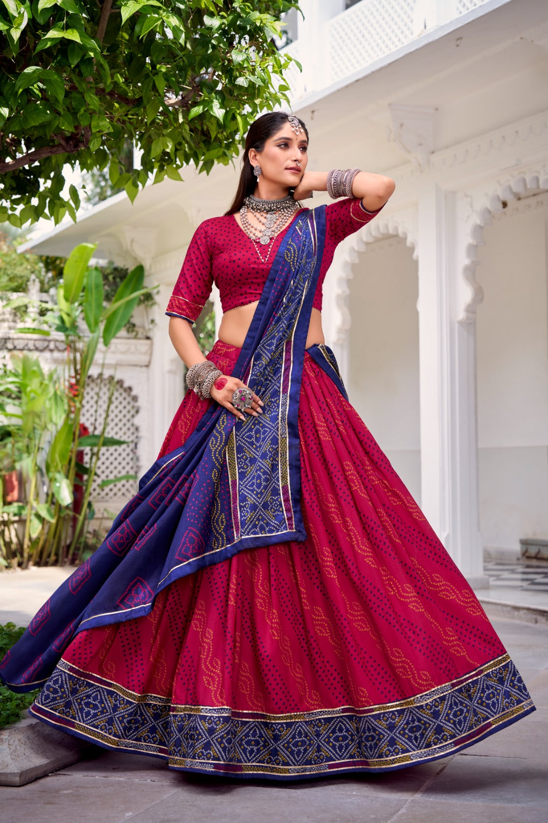 RAJASTHANI BANDHANI LEHENGA CHOLI