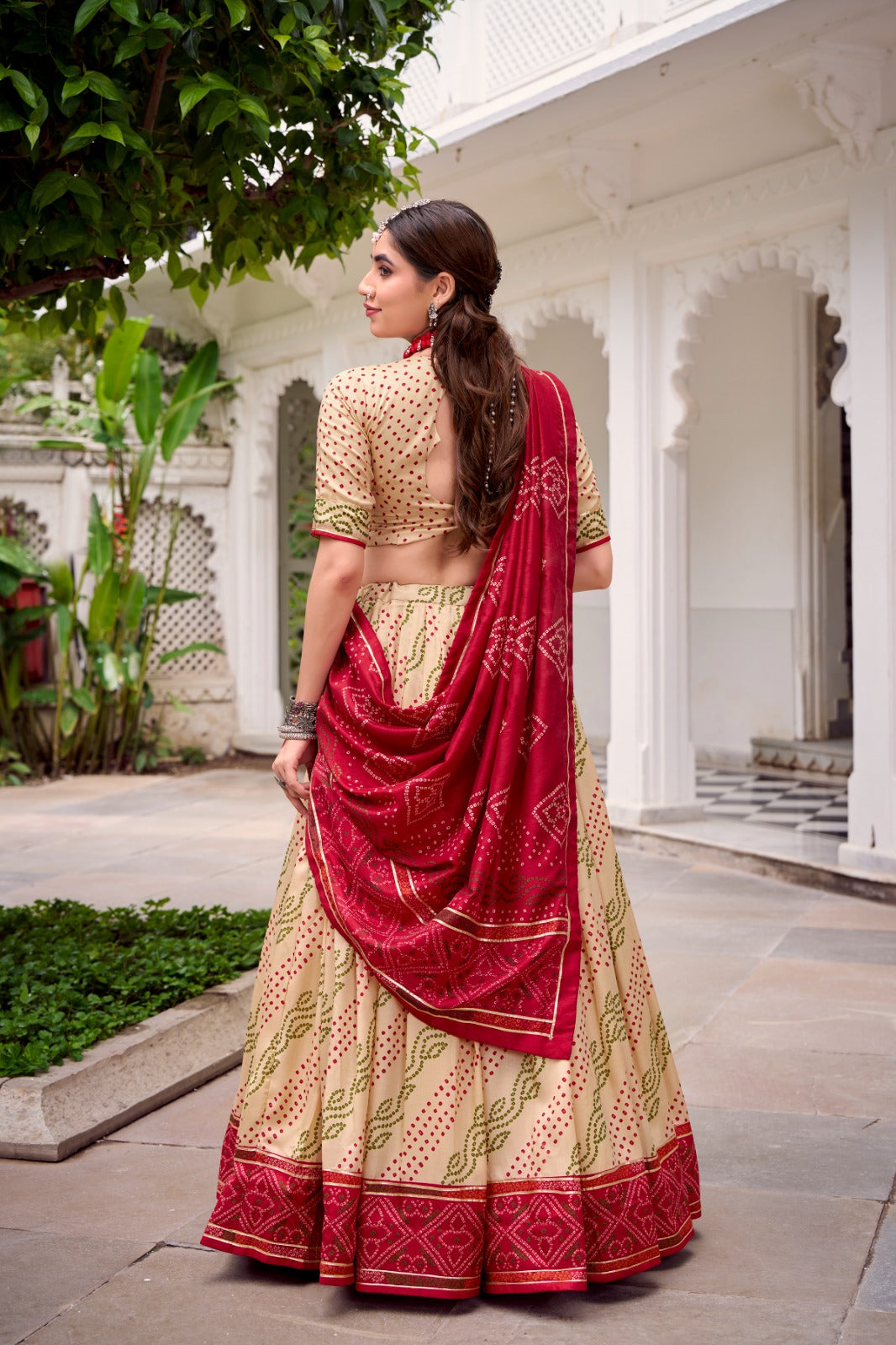 RAJASTHANI BANDHANI LEHENGA CHOLI