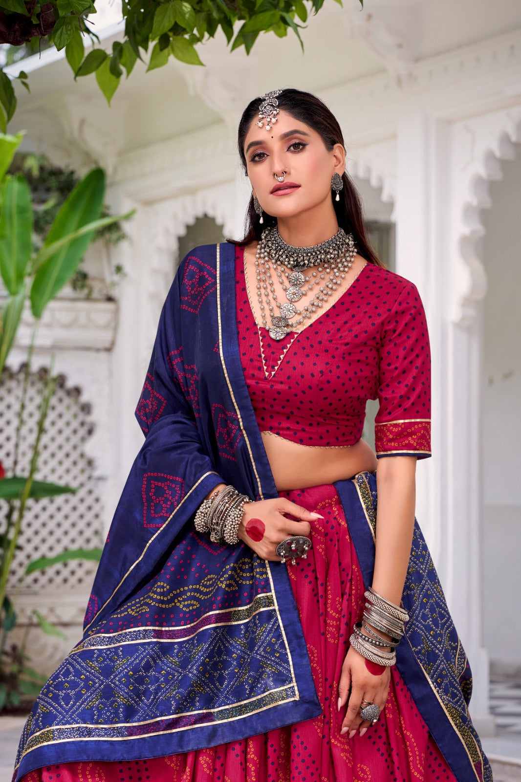 RAJASTHANI BANDHANI LEHENGA CHOLI