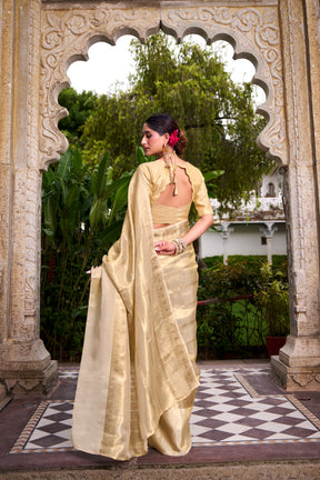 ONAM GOLD TISSUE SAREE