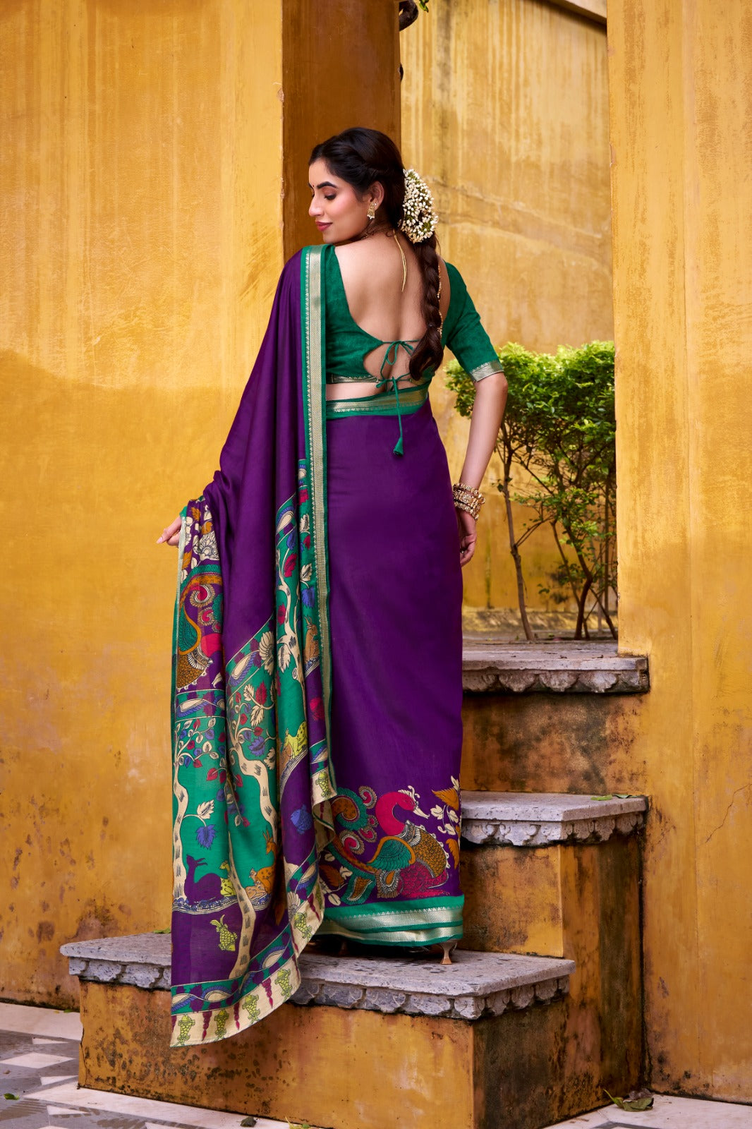 Kalamkari Elegance Saree