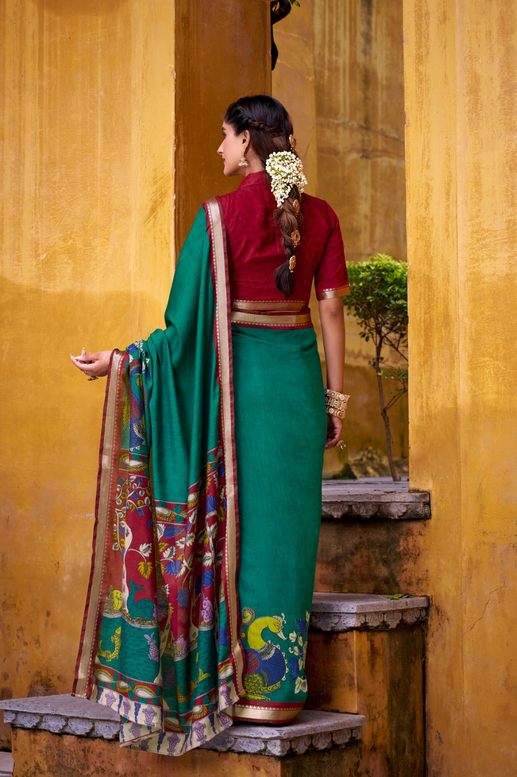 Kalamkari Elegance Saree