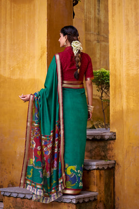 Kalamkari Elegance Saree
