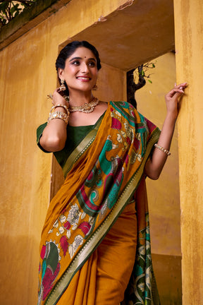 Kalamkari Elegance Saree