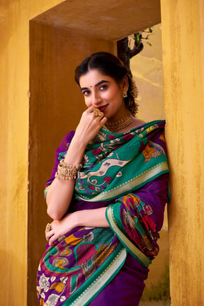 Kalamkari Elegance Saree