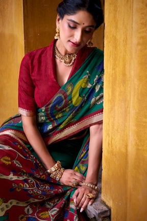Kalamkari Elegance Saree