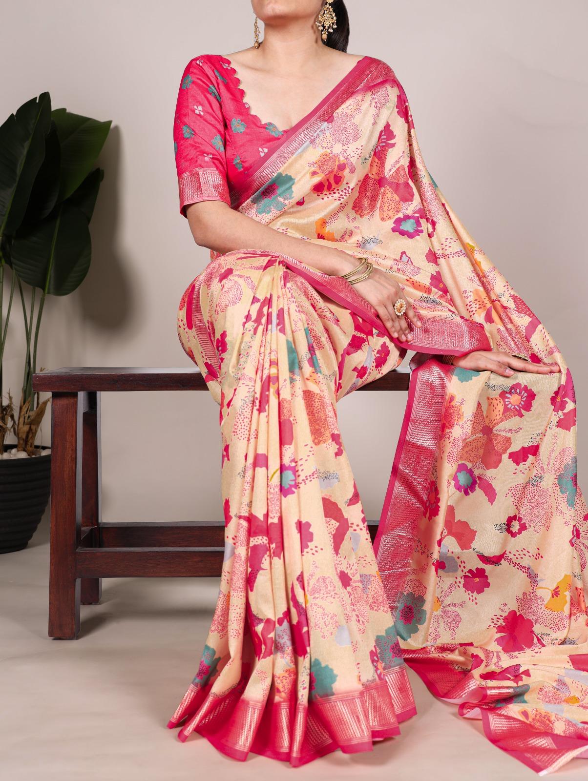 Tussar Silk Elegance Lightweight Saree