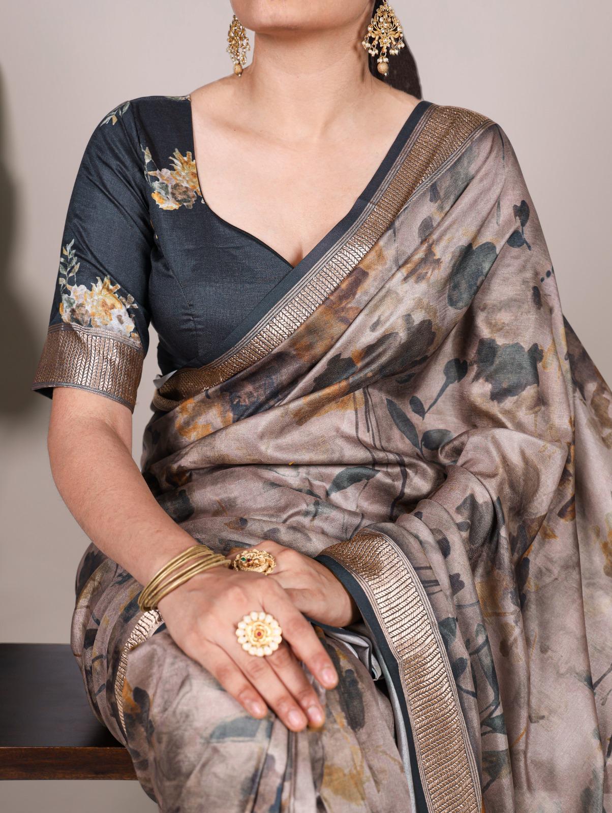 Tussar Silk Elegance Lightweight Saree