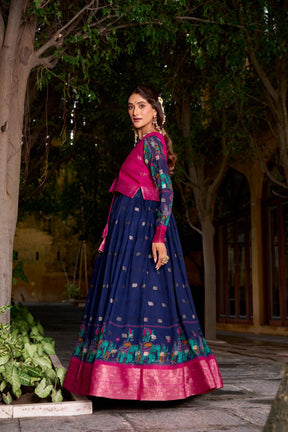 Ready to wear Kalamkari Gown with Jacket