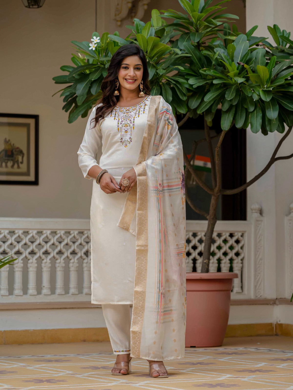 Premium Kurti with Pant & Dupatta