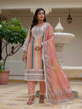 Designer Kurti with Pant & Dupatta