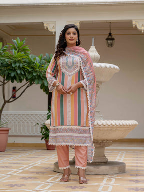 Designer Kurti with Pant & Dupatta