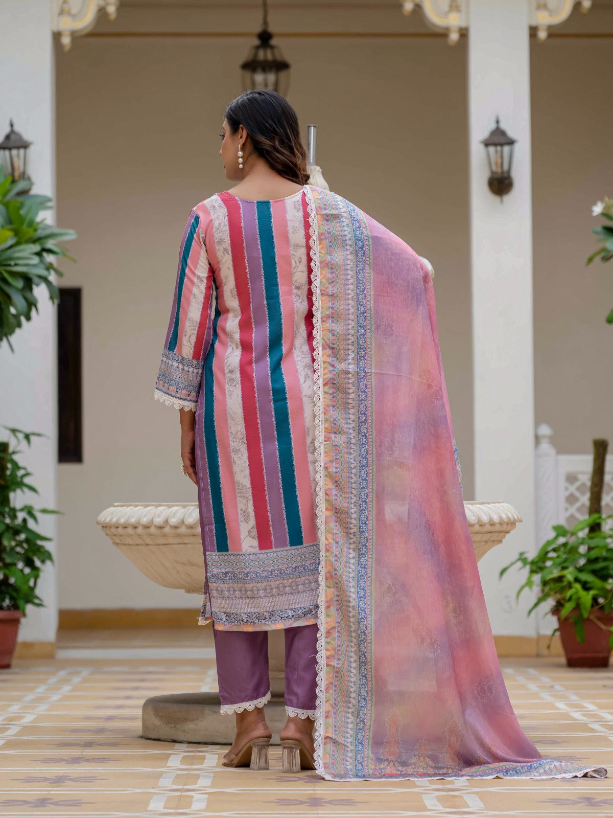 Designer Kurti with Pant & Dupatta
