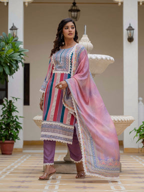 Designer Kurti with Pant & Dupatta