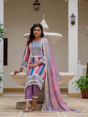 Designer Kurti with Pant & Dupatta