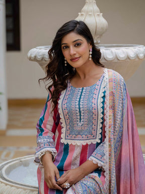 Designer Kurti with Pant & Dupatta