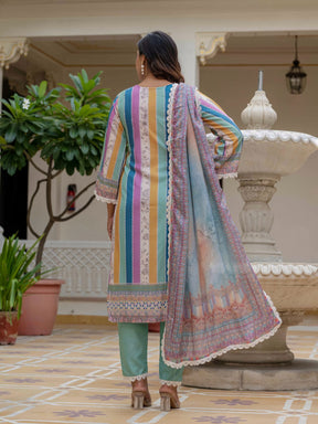 Designer Kurti with Pant & Dupatta