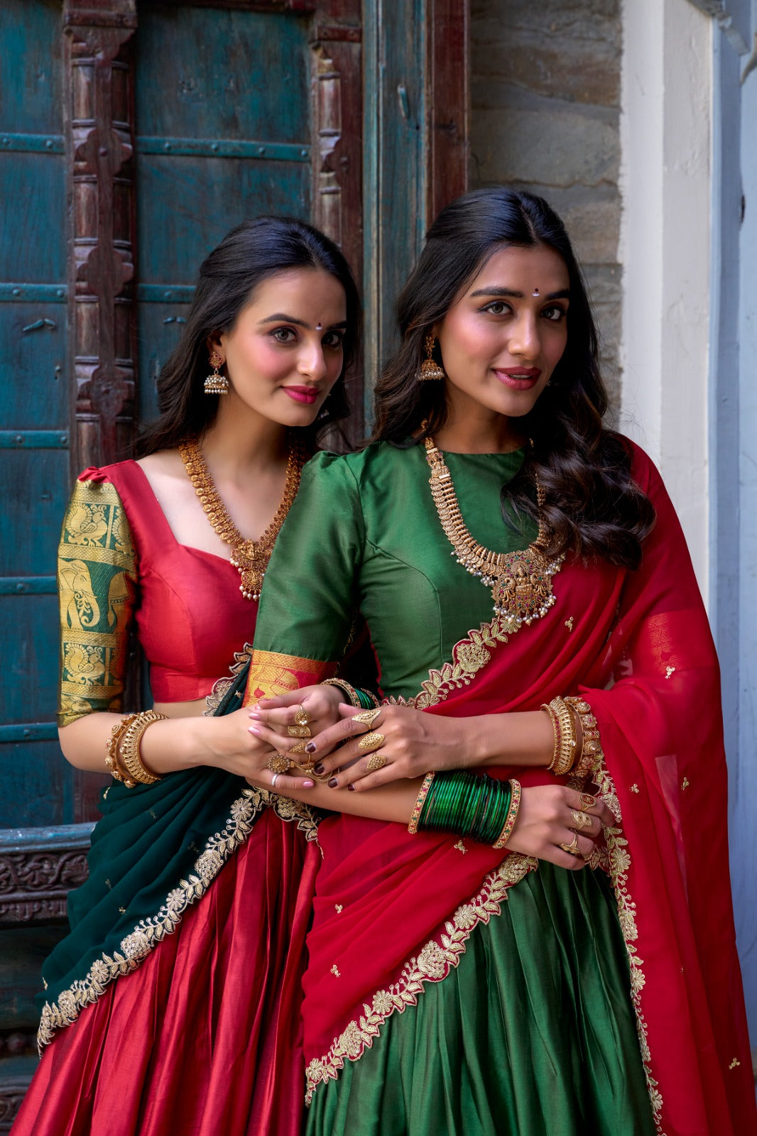 South Indian Pattu Lehenga Choli