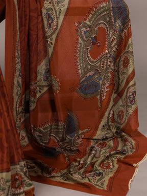 Printed Crepe Sarees