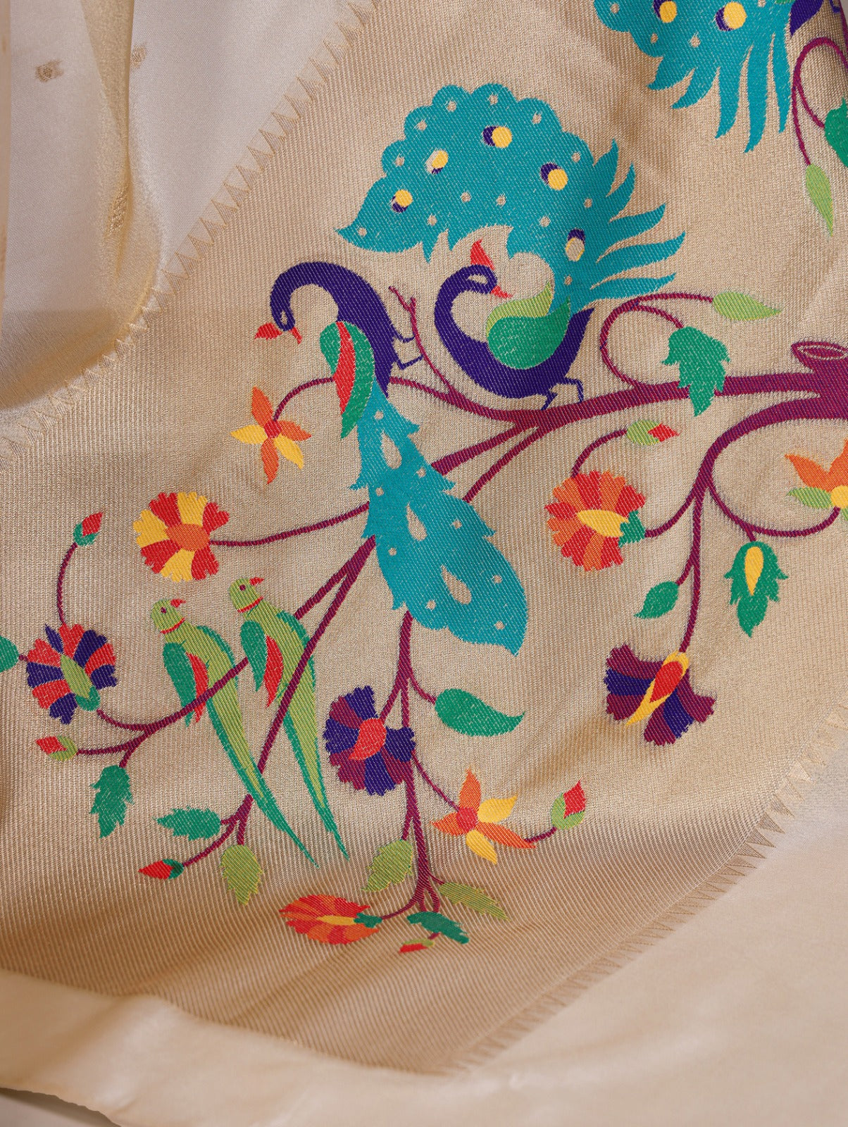 Designer Tissue Paithani Silk Saree