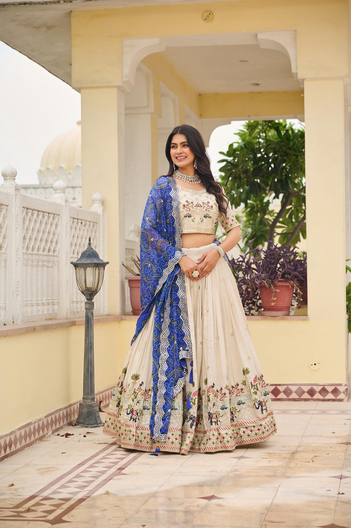 Premium Royal Tissue Silk Lehenga