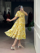 Sunshine Georgette Printed Frock