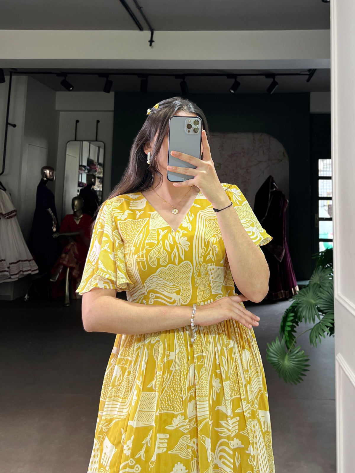 Sunshine Georgette Printed Frock