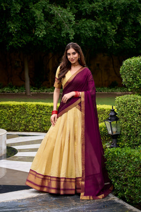 The Kanchipuram Half Saree Collection