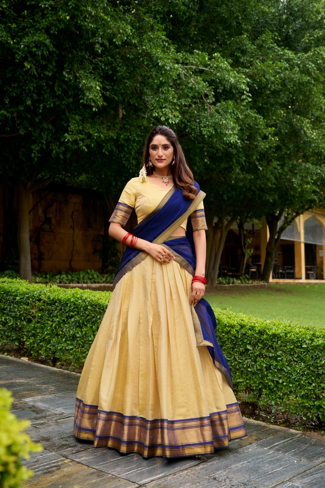The Kanchipuram Half Saree Collection