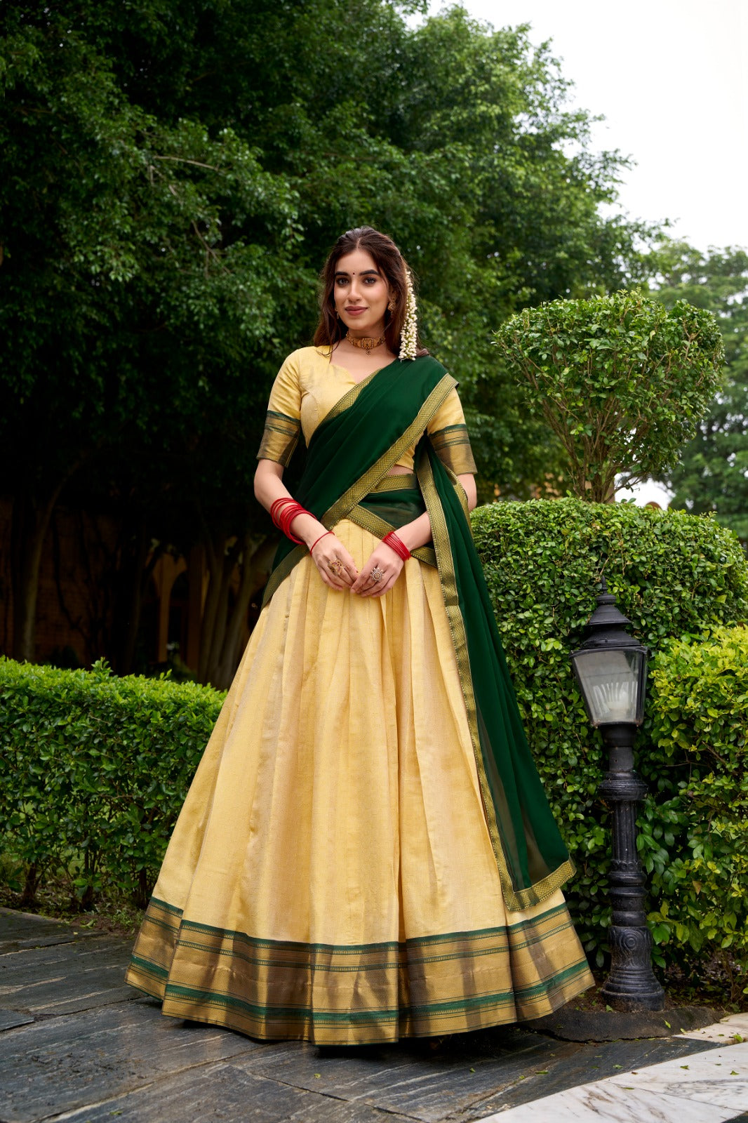The Kanchipuram Half Saree Collection